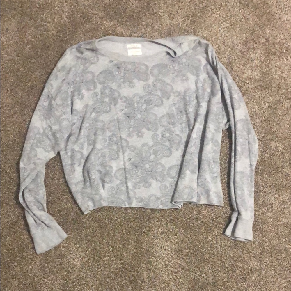 Thread & Supply Gray Long Sleeve Top